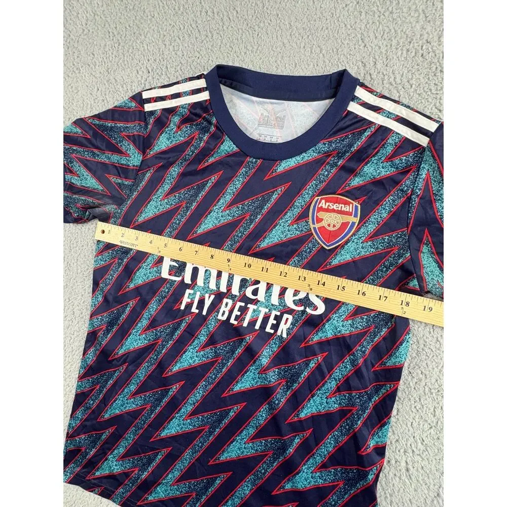 Arsenal 2021/22 Third Shirt Bukayo Saka #7 Adidas Football Jersey Men's S Blue